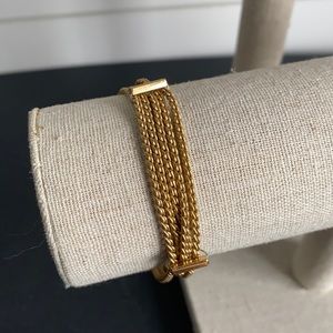 KEEP Collective gold multi chain bracelet
